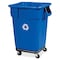 Rubbermaid Commercial Brute Square Dolly, f/28/40/50 Gal, 17-1/4"x6-1/4", Black RCP353000BK - alternate 2
